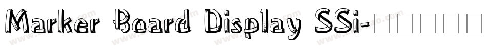 Marker Board Display SSi字体转换